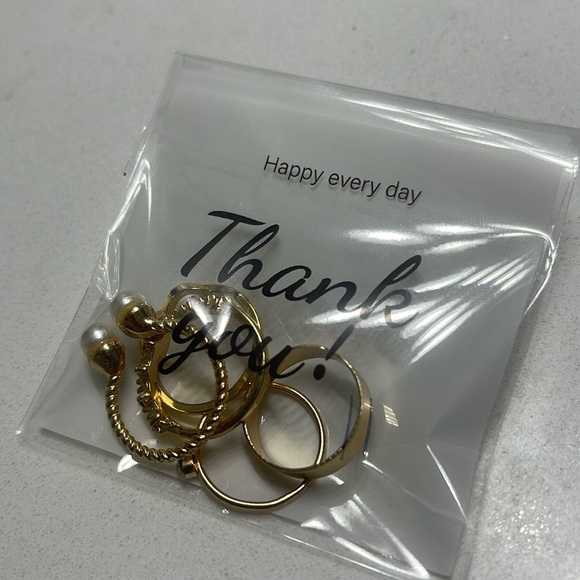 Bohemian Gold Ring Set 💛 Lot 11 - Picture 4 of 4